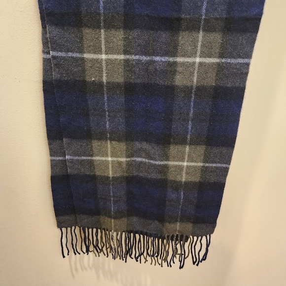 CROFT AND BARROW 100% Cashmere Plaid Unisex Scarf - Picture 6 of 8